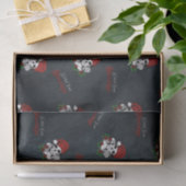 Papier Mousseline Whimsical gothique Père Noël Crâne Noël (Cadeau)