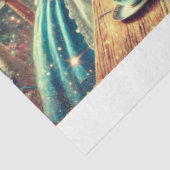 Papier Mousseline Whimsical Mad Tea Party in Wonderland Découpage (Détail)