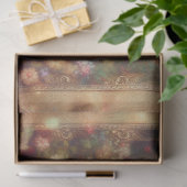 Papier Mousseline Whimsical Shabby Chic Floral Calico Cat Decoupage (Cadeau)