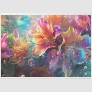 Papier Mousseline Whimsical Translucide Vibrant Coloré Calla Lillie