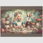 Papier Mousseline Whimsical Wonderland Tea Party Decoupage (Recto)