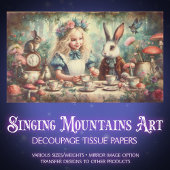 Papier Mousseline Whimsical Wonderland Tea Party Decoupage