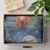 Papier Mousseline Whimsical Woodland Animals & Fairy Decoupage Paper (Cadeau)