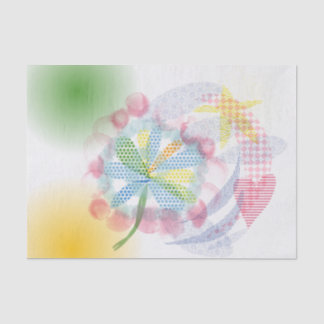 Papier Mousseline Whimsy Pastel Collage