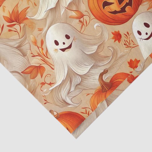 Papier Mousseline Whirpers Citrouilles (Détail)