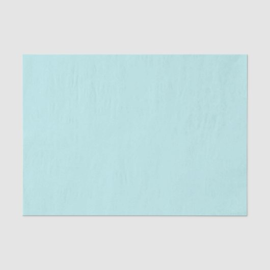 Papier Mousseline Whisper marron pâle Bébé bleu solide (Recto)