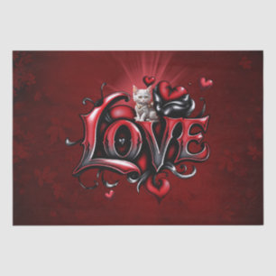 Papier Mousseline Whispers du coeur : La magie de l'amour