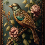 Papier Mousseline Whispers of Nature<br><div class="desc">Ce papier de découpage présente un oiseau vintage de charme,  délicatement perché sur une branche d'arbre,  entouré d'un arrangement luxuriant de fleurs. Le mélange harmonieux de couleurs douces et de détails complexes évoque un sentiment de beauté intemporelle,  parfait pour ajouter une touche d'élégance classique à tout projet artisanal</div>