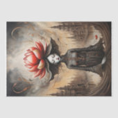 Papier Mousseline Whispers of the Lotus - Découpage - (Recto)