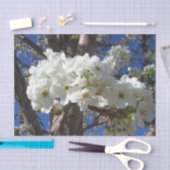 Papier Mousseline White Blossoms II (Artisanat)