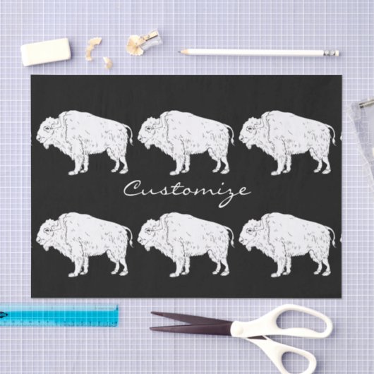 Papier Mousseline White Buffalo Thunder_cove (Artisanat)