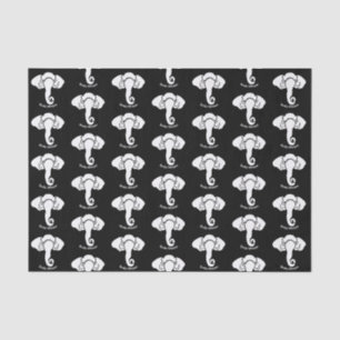Papier Mousseline White Elephant Family Home Adresse Républicaine