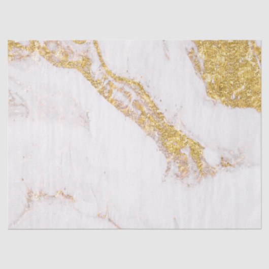 Papier Mousseline White gold glitter marble ceramic tile (Recto)