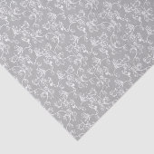 Papier Mousseline White&Grey moderne doux appelé Damask (Détail)