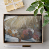 Papier Mousseline White horse majesty v3 (Cadeau)