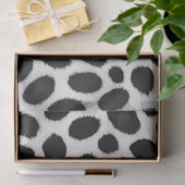 Papier Mousseline White Leopard Elegant Moderne Collection Luxe (Cadeau)