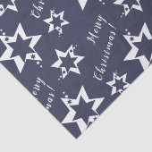 Papier Mousseline White Stary - Joyeux Noël ! Pourpre (Détail)