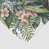 Papier Mousseline White Tiger In Lush Jungle  (Détail)