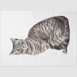 Papier Mousseline Wild Cats Series Design 6