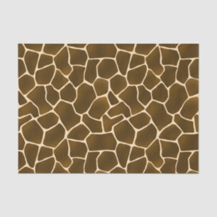 Papier Mousseline Wild Style Safari Giraffe Spots Peau animale Impri