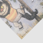 Papier Mousseline Wild Things and Max Swinging From Trees (Détail)