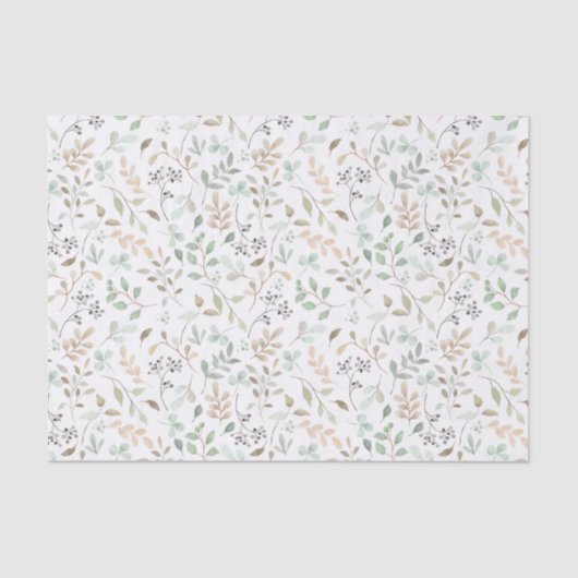 Papier Mousseline Wildflower Boho  (Recto)