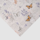Papier Mousseline Wildflower Butterflies (Détail)