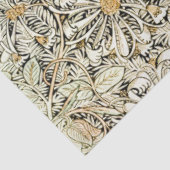 Papier Mousseline William Morris Antique Honeysuckle Floral Classic (Détail)