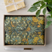 Papier Mousseline William Morris Antique Honeysuckle Motif Floral (Cadeau)