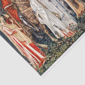 Papier Mousseline William Morris Arming & Départ des Chevaliers (Détail)