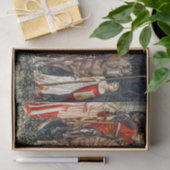 Papier Mousseline William Morris Arming & Départ des Chevaliers (Cadeau)