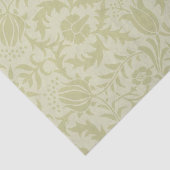 Papier Mousseline William Morris Borge Mariage Soft Green (Détail)