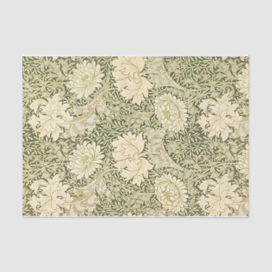 Papier Mousseline William Morris Chrysanthemum Document de découpage (Recto)