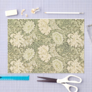 Papier Mousseline William Morris Chrysanthemum Document de découpage