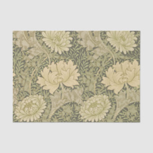 Papier Mousseline William Morris Chrysanthemum Fleur d'âge