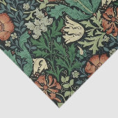 Papier Mousseline William Morris Compton Floral Art Nouveau Motif (Détail)