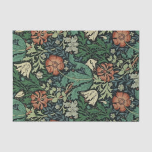 Papier Mousseline William Morris Compton Floral Art Nouveau Motif