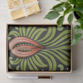Papier Mousseline William Morris Conception botanique florale persan (Cadeau)