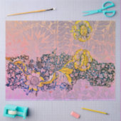 Papier Mousseline William Morris FLEURS ET FEUILLE Tissus Papier (Artisanat)