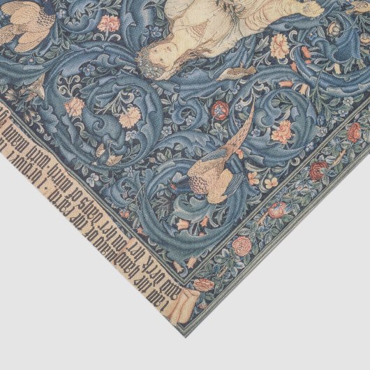 Papier Mousseline William Morris - Flora (Détail)