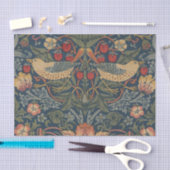 Papier Mousseline William Morris Fraise Voleurs Oiseaux (Artisanat)