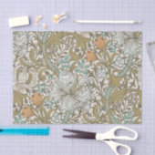 Papier Mousseline William Morris Golden Lily Blue Gold Classic (Artisanat)