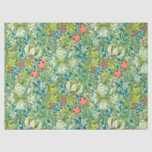 Papier Mousseline William Morris Golden Lily Vintage Floral Design