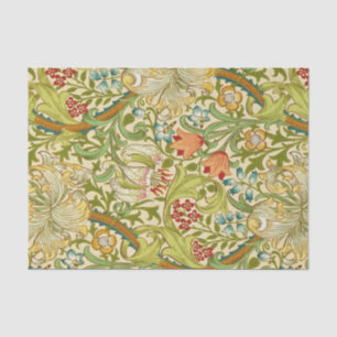 Papier Mousseline William Morris Golden Lily Vintage Pré-Raphaélite