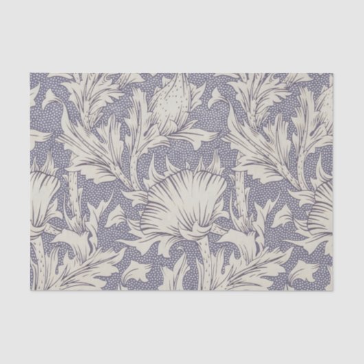 Papier Mousseline William Morris Horn Poppy Classic Floral (Recto)