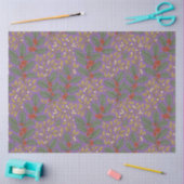 Papier Mousseline William Morris Inspiré Holly & Mistletoe (Artisanat)