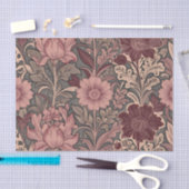Papier Mousseline William Morris Inspired Floral Pattern (Artisanat)