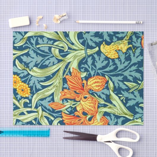 Papier Mousseline William Morris - Iris (Artisanat)