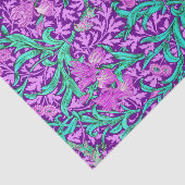 Papier Mousseline William Morris Irises, Améthyste Violet (Détail)