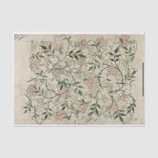 Papier Mousseline William Morris Jasmine (Recto)